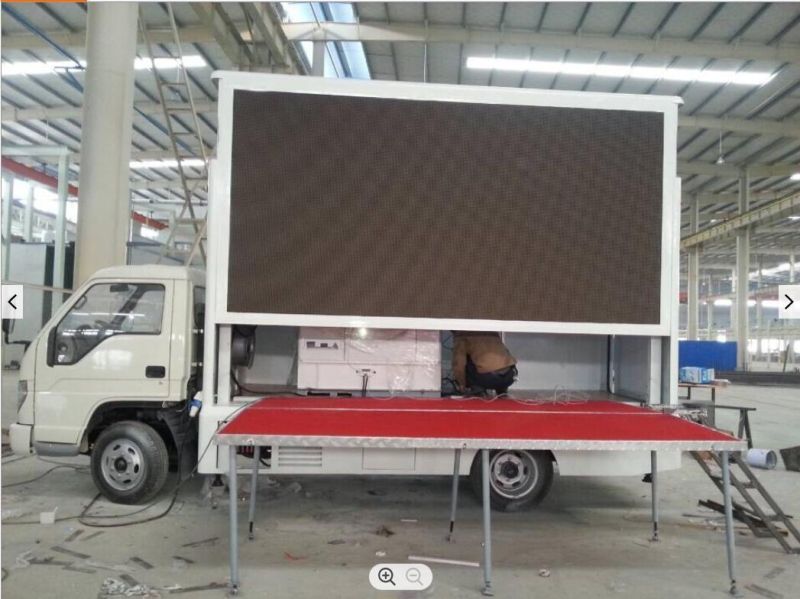 Outdoor Movable LED Billboard Truck P6 Mobile Advertising LED Screen Trailer