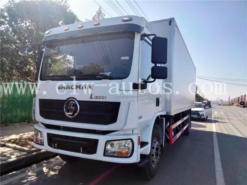 10tons 15tons 30cbm Shacman L3000 4X2 Refrigerated Van Truck with Carrier Hanxue Thermo King Freezer Unit