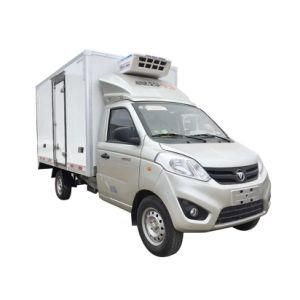 Foton Euro 5 Gasoline Engine Refrigerated Container Van Truck