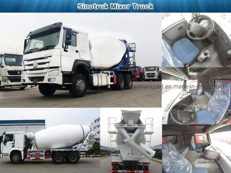 8m3 336HP Sinotruk HOWO 6X4 Heavy Duty Cement Mixer Truck