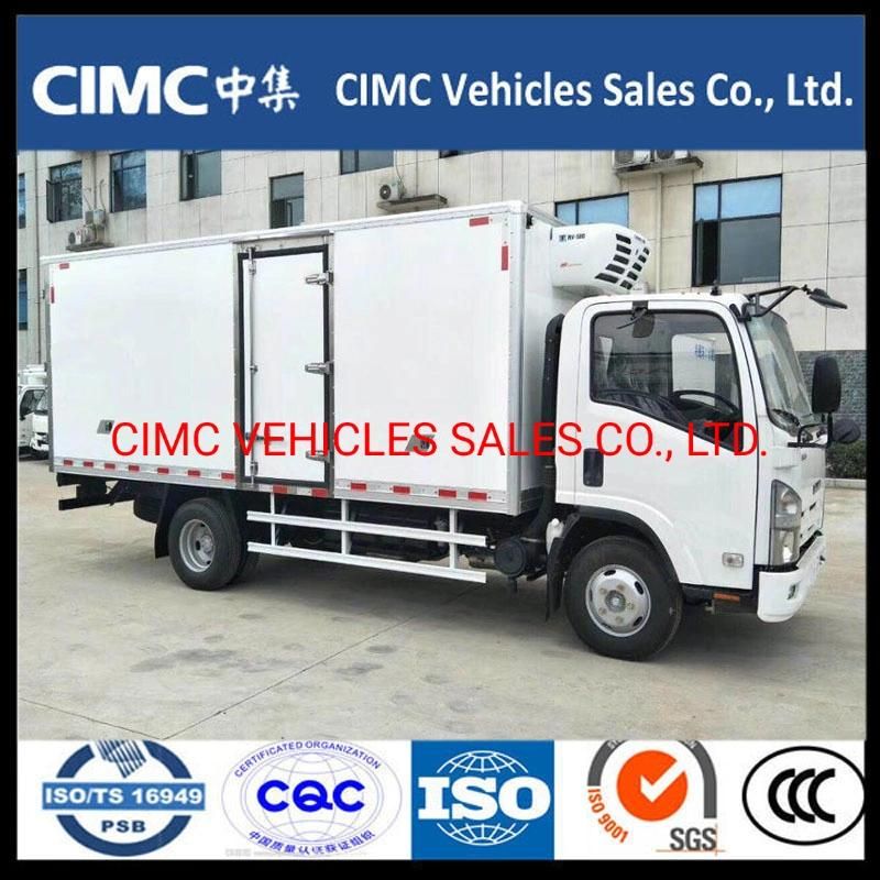 China Isuzu 700p Nqr 6 Wheeler Freezer Van with Thermo King