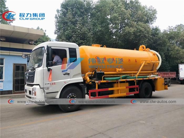Sinotruk 4*2 12, 000 Liters Sweage Suction Truck Waste Water Transport High Vacuum Collection Suction Truck