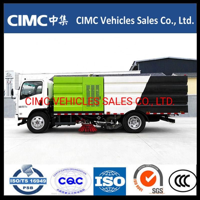 Isuzu Nqr Vacuum Street Clean Truck Road Sweeper 3cbm 5cbm 6cbm 8cbm