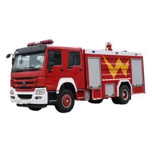 10t 12t Sinotruk HOWO Dry Powder and Foam Combined Use Fire Engine Fire Fighting Truck