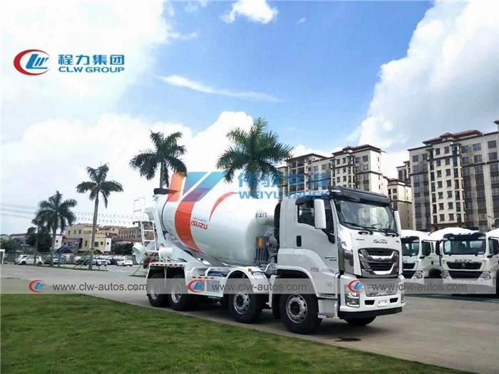 Isuzu Giga 8X4 Concrete Mixer Truck 15cbm 10cbm 12cbm Cement Mixer Truck