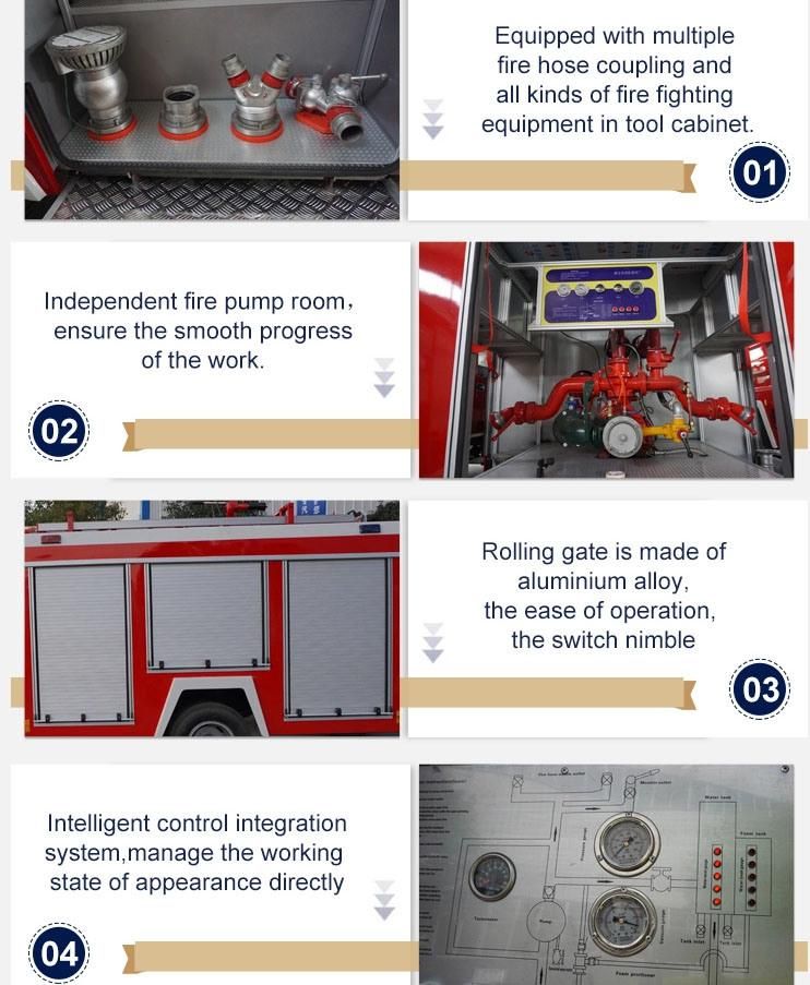 Mini 4 Ton 5 Ton 6 Ton Fire Truck