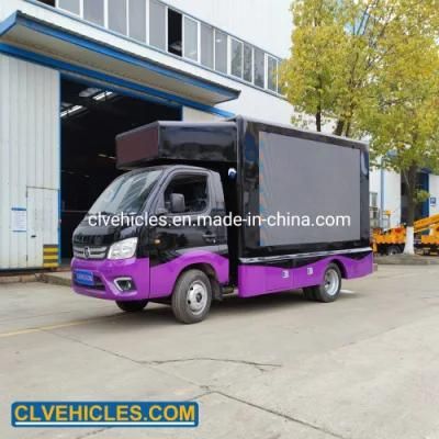 Foton P4 P5 Mobile LED Screen Display Billboard Advertising Truck