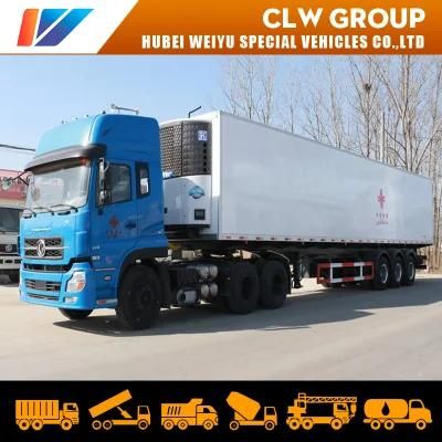 Dongfeng 6X4 Tractor with 40ton-50ton Transport Freezer Trailer Refrigerator Container Semi Trailer
