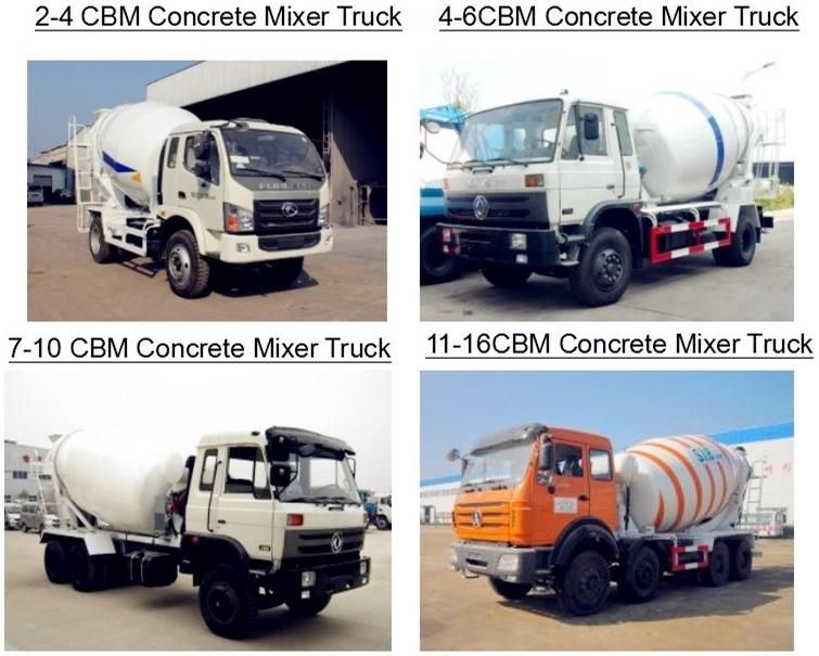 Factory Promotional Beiben 8X4 15 Cbm Cement Concrete Mixer Truck