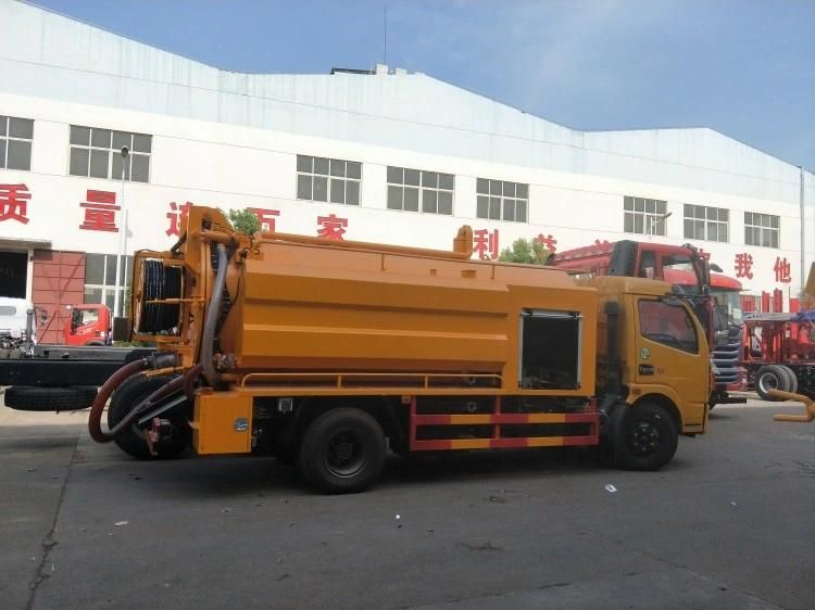 High Pressure Sewage Vacuum Drain Pipeline Dredge Vehicle Truck