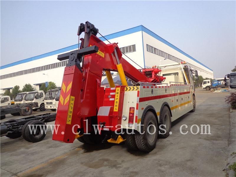 FAW 6X4 Heavy Duty Wrecker Truck Rotator Tow Truck 20 Ton Wrecker Tow Truck for Sale