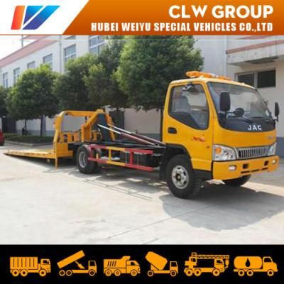 Best Selling JAC Full Landed Car Rescue Vehicle Rescue 3ton 3tonne Tilt Tray Flatbed Wrecker Tow Truck