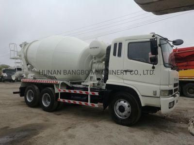 Mitsubishi 10cbm Beton Mixer Machine Mini Cement Mixing Truck Used Concrete Batch Mixer Trucks