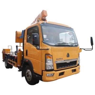 Good Quality HOWO Light 16m 18m 22m High Working Truck Aerial Working Vehicle