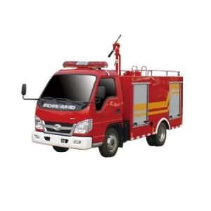 1.5-2cbm Foton Mini Fire Pumper 2000liters Fire Fighting Fire Truck