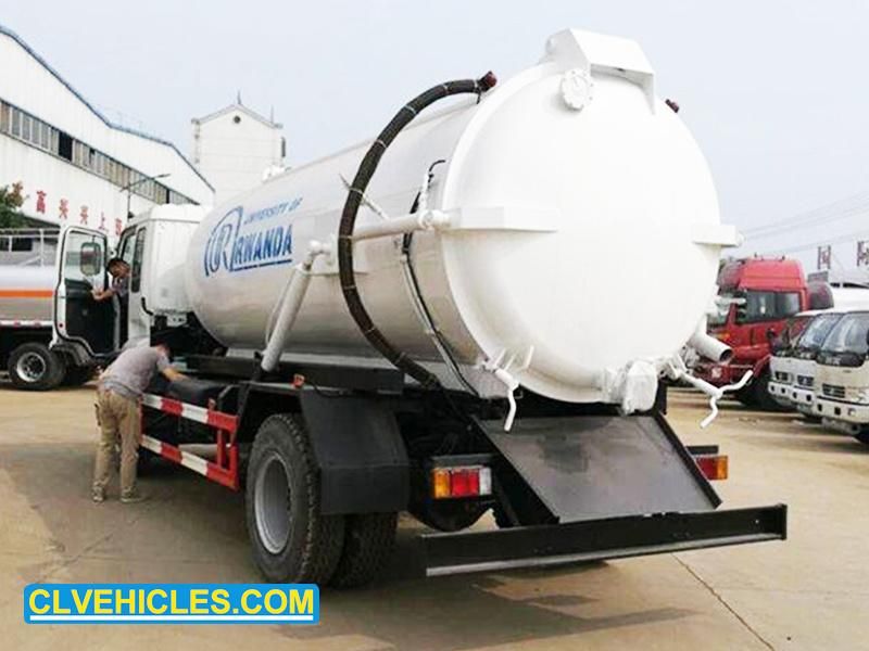 Isuzu 10cbm 6wheeler Medium Volume Drain Cleaning Truck