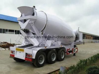 3 Axles with Diesel Engine Portable Concrete Mixer Truck Trailer for Sale