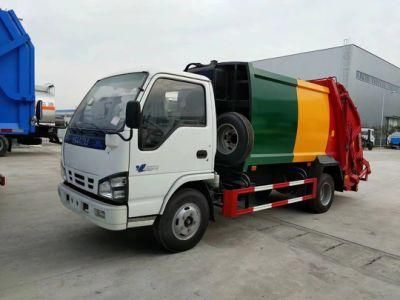 Japan I-Suzu 6 Cubic 6ton Mini 2m3 3m3 4m3 5m3 6m3 Garbage Compactor Truck for Sale