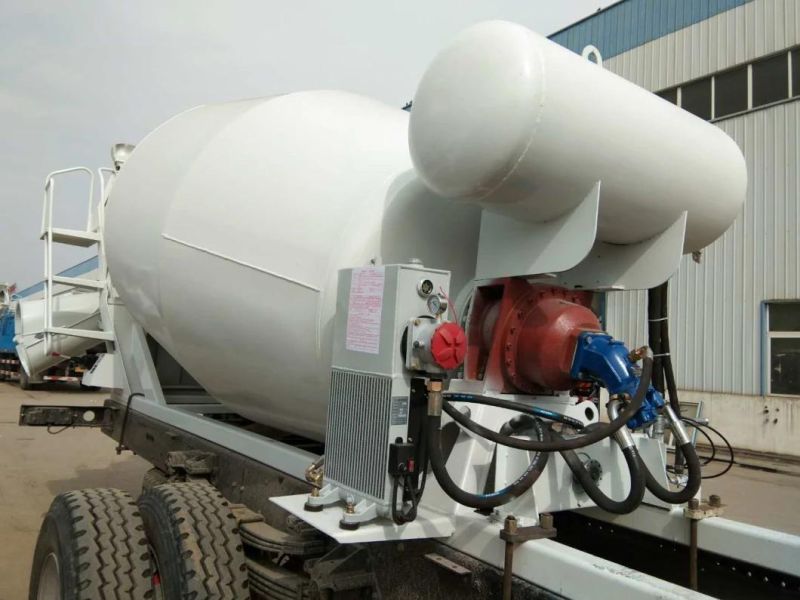 China Factory Sale Cheap Price 5.5cbm Hydraulic Concrete Mixer Tank Update Drum