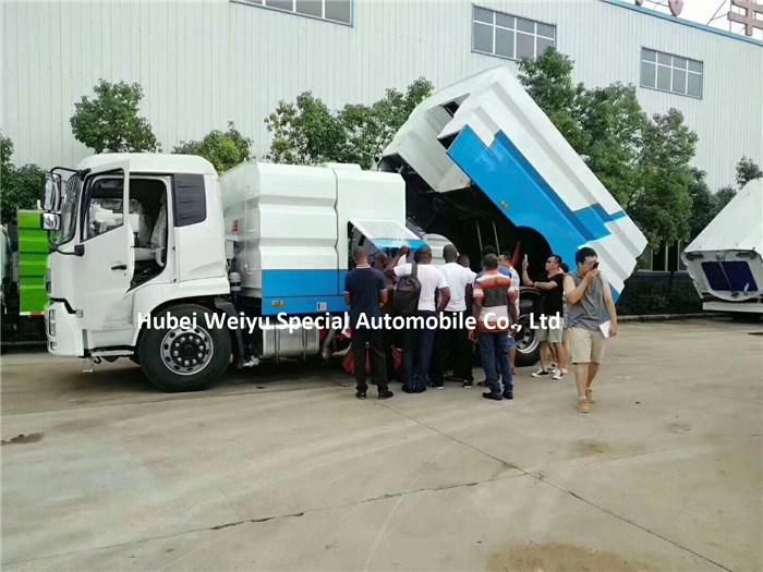 Mini Truck Mounted Vacuum Road Sweeper 2tons Forland Road Sweeping Truck