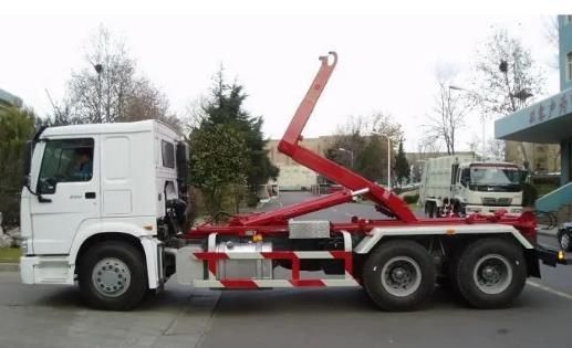 20ton 6*4 HOWO Hydraulic Hook Arm Garbage Truck Roll-off Arm Hook Lift Garbage Truck