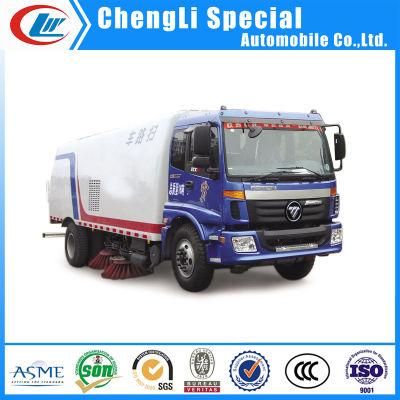 Foton 4X2 4 Ton Dustbin Street Sweeper Road Cleaning Truck