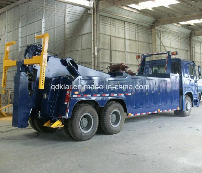 China Brand New HOWO Emergency Towing Truck Road Wrecker Truck