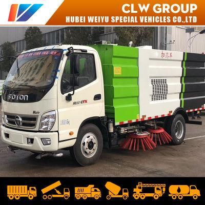 Foton 5.5cbm 4X2 Light Street Sweeping Truck 5.5m3 Road Cleaning Machine Dust Suction