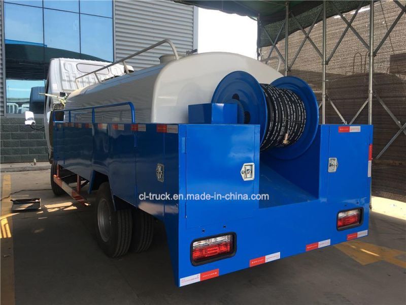 Dongfeng 4X2 Small Mini 4000liters High Pressure Cleaning Truck Price for Sale