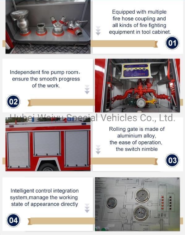 HOWO 10cbm Water Tanker Airport Fire Fighting Truck 10000L Fire Engine Truck