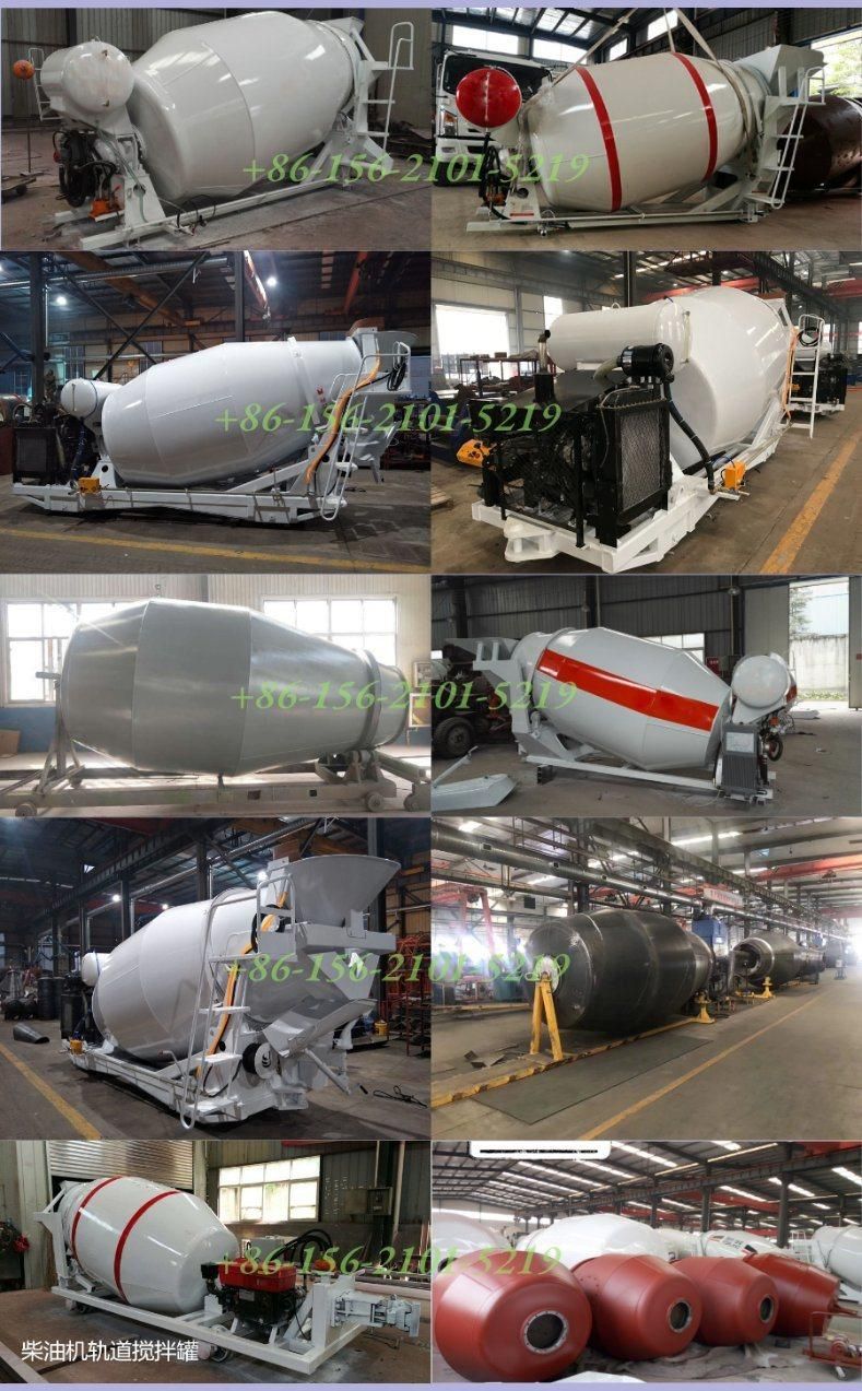 Bueno Brand Material Cement Concrete Mixer Drum for Hino HOWO Truck Chassis