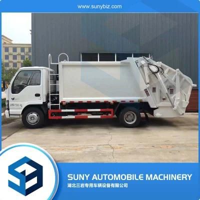 Factory Directly Sale Isuzu 600p 2axles 4-6cbm&#160; Compressed Garbage Truck