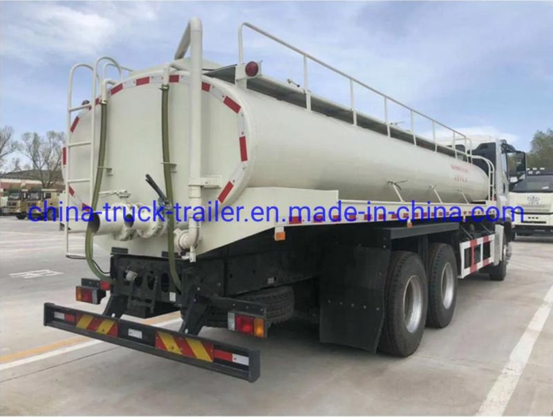 China Isuzu Qingling Giga 10 Wheeler 350HP 20000liter Transportation Water Tank Truck