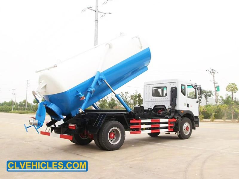 Dongfeng 10cbm 6wheeler High Pressure Vacuum Sewage Suction Truck