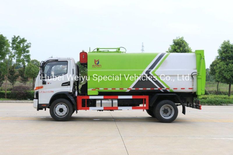 JAC 8cbm Side Loader Garbage Truck Trash Collection Bucket Hanging Self-Dumping Garbage Truck