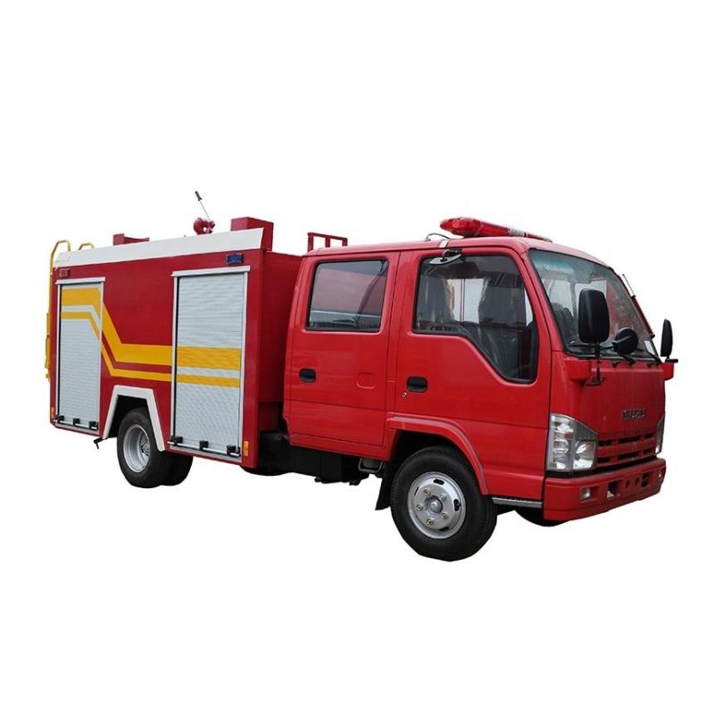 Japanese Chassis 2ton Fire Fighting Vehicle 2000liters Water Tanker Fire Rescue Fighter Truck