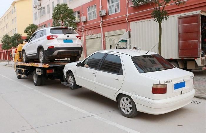 Sinotruk HOWO 4*2 3 Tons Hydraulic Platform Tow Truck Small Road Rescue Wrecker Flatbed Towing Truck