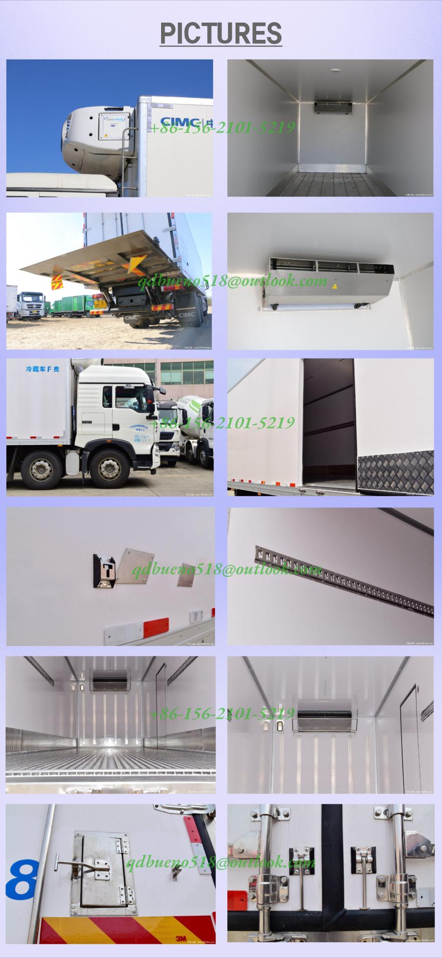 Sinotruk HOWO 4-6tons 6 Wheeler 140HP Refrigerator Van Lorry Truck Freezer Box Truck Cooling Van Truck Refrigerated Box CKD Vehicle for Meat Fish and Vegetable