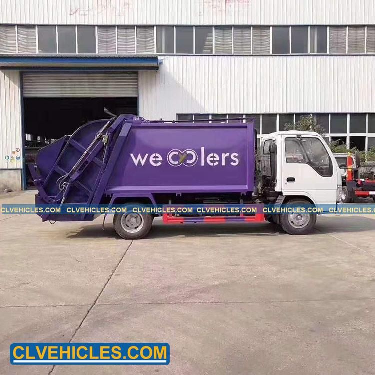 8cbm Waste Collector Compressed Refuse Garbage Truck