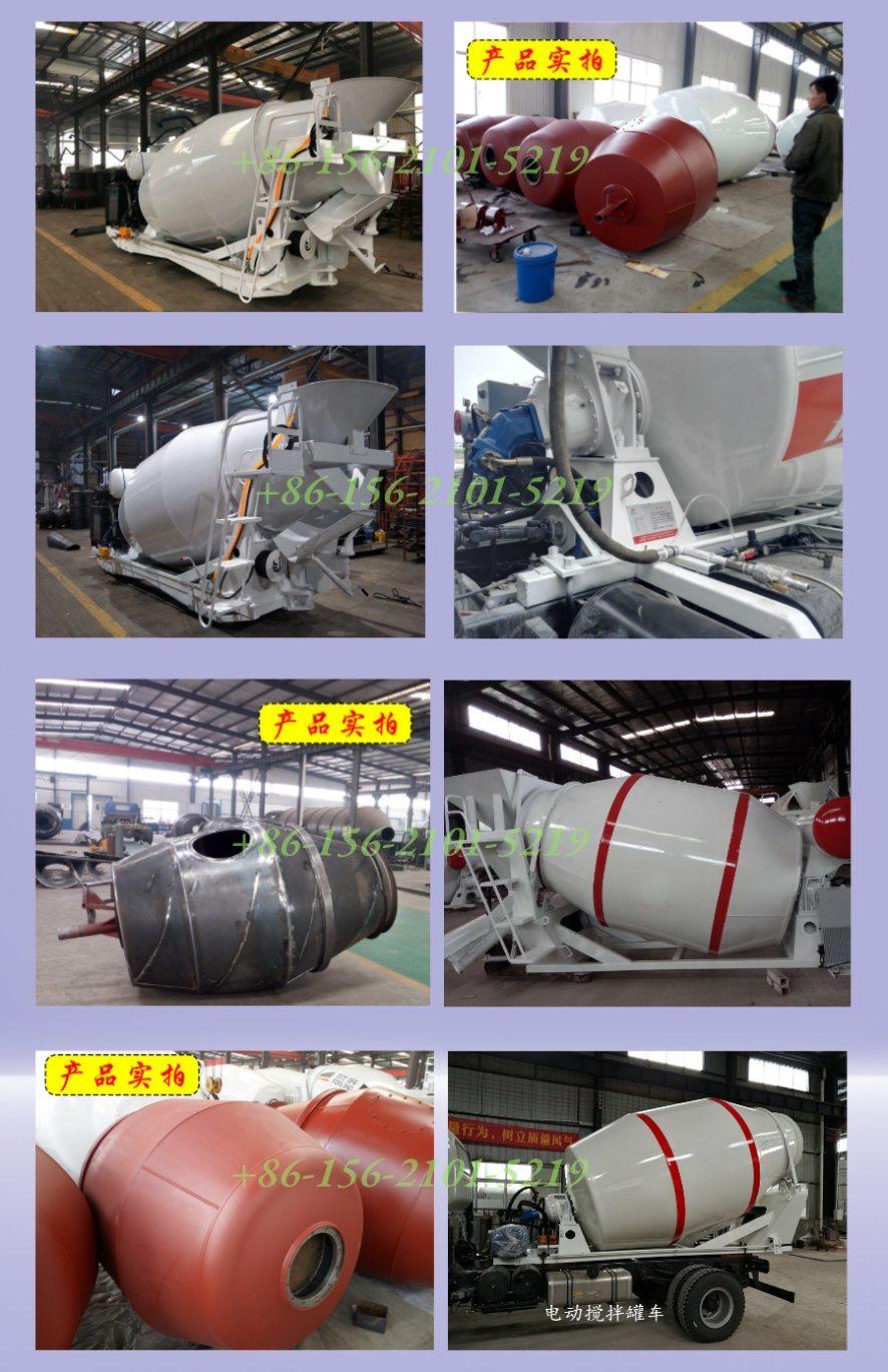 Bueno Brand 6cbm Material Cement Concrete Mixer Drum for Hino Volvo Renault Concrete Mixer Truck Chassis