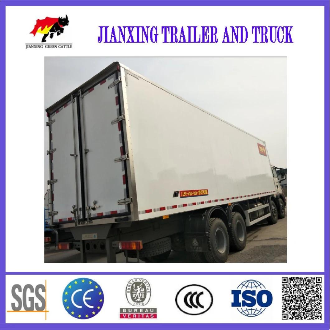 Sinotruk HOWO 6X4 Heavy Duty Refrigerated Trucks 10 Wheel Freezer Cooling Van Box Truck for Seafood Transport in Chile