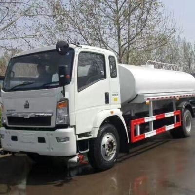 Sinotruk 8000L Water Tank Truck for Fish Tank