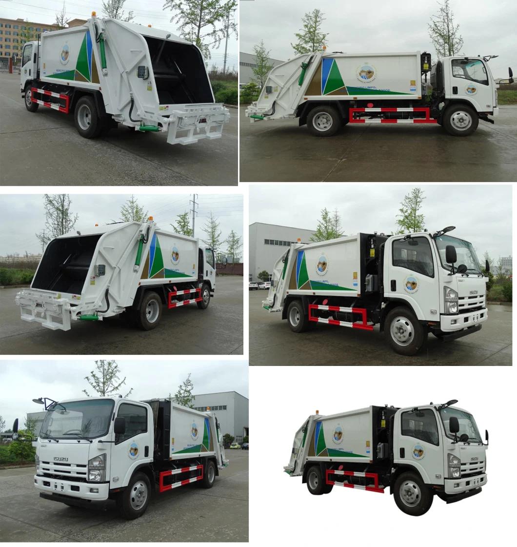 10m3 I Suzu 4X2 Refuse Compressed Garbage Truck