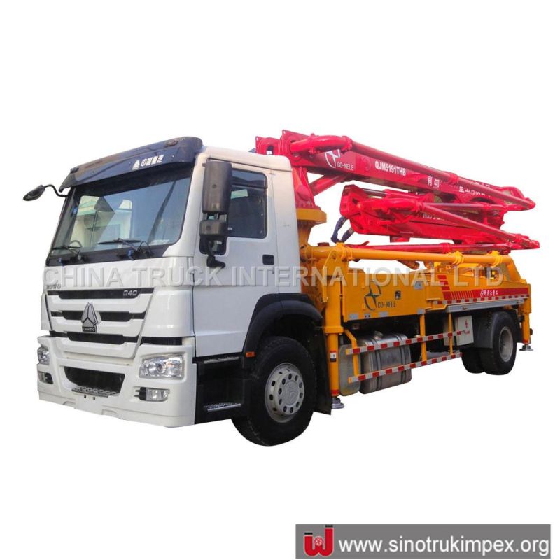 Sinotruk HOWO 50t Euro 2 Electric Concrete Mixer Truck