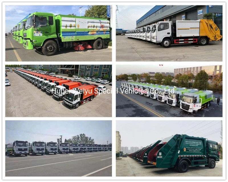 10 Cubic Meters 10m3 Waste Collection Garbage Truck Crush Rubbish Transfer Vehicle Trash Compactor Truck