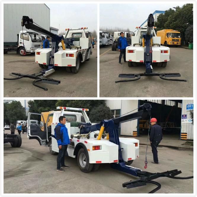 4*2 4t 4000kg Towing Emergency Rescue Wrecker Tow Truck