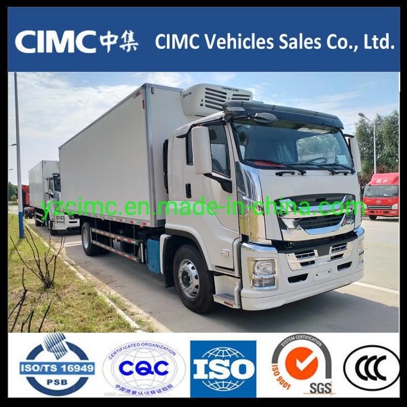 China Isuzu Giga Insualtion Cold Room Thermo King Refrigeration Van 6uz1