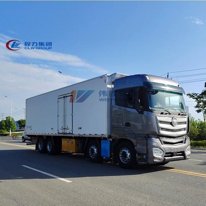 China 8*4 Foton Van Refrigerator Truck with Good Price for Sale