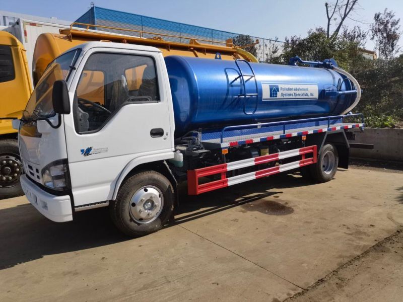 Customized New 4X2 High Pressure Vacuum Fecal Sewage Suction Truck