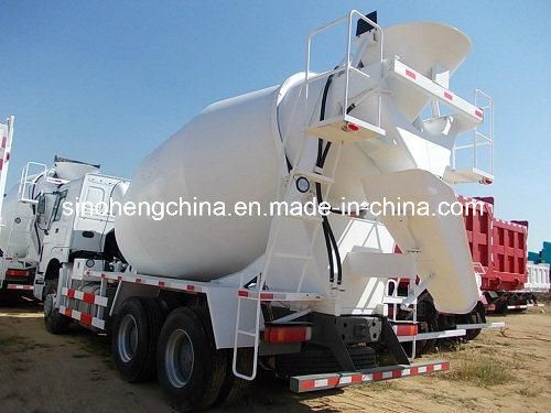 Sinotruk HOWO Manganese Alloy Steel Cement Mixer Truck Zz1257n3647c